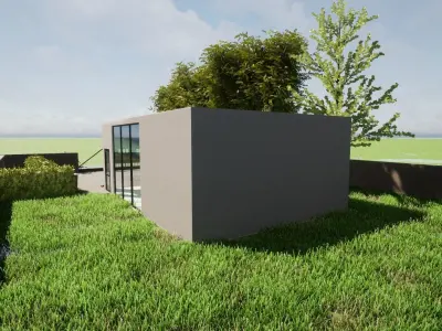 Simple Garage Free 3D model