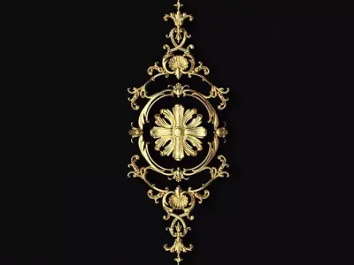 dekor ornament 3D model 13