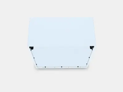 EKET Cabinet with 4 compartments Low-poly 3D model