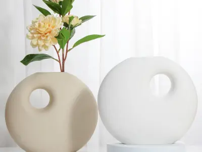 Modern Geometric Vase Collection for 3D Printing