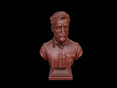 Software Engineer Bust 3D print model