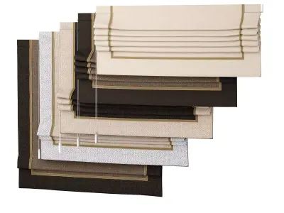 Roman Blinds 3D model