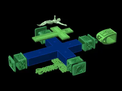 Cross G0432 3D print model