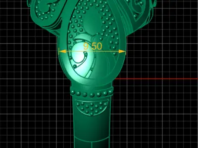 LUXURY BLUE SAPPHIRE RING 3D PRINTABLE MODEL 3D print model