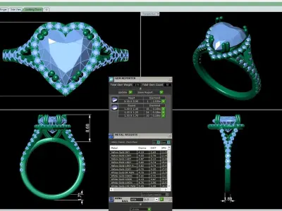 3D CAD NJ-1524-Ring 3D print model