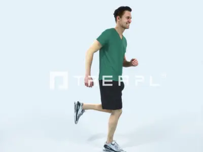 Virtue 02E Running Jogging Football Sports Man Low-poly 3D model purchase