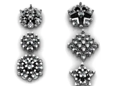 daimond nose pins 3D print model