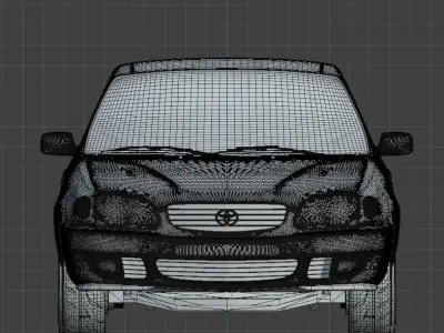 TOYOTA COROLLA EURO GLX  3D model