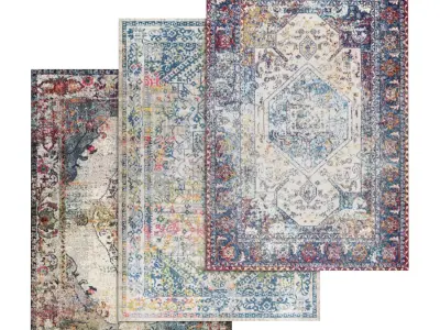 Rug Set 1549 3D model