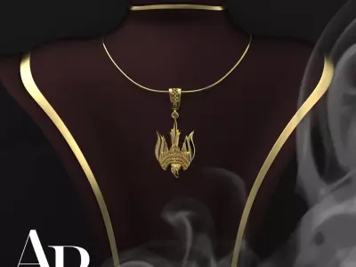 Ukrainian Trident  3D print model