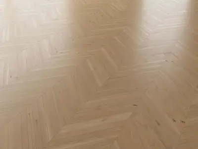 Parquet Oak Natural Brushed set 1 3D model