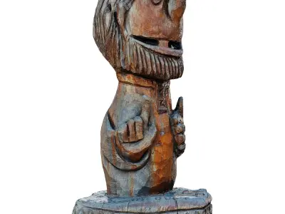 Park Sculpture Brownie 3D model