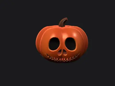 Halloween Pumpkin 5 3D model