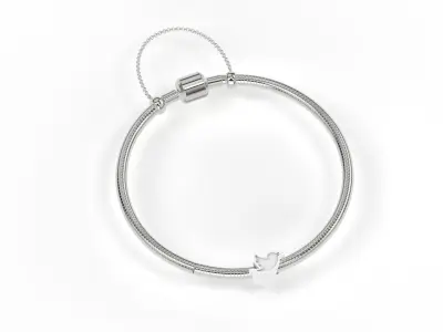 twitter Charm 3D print model