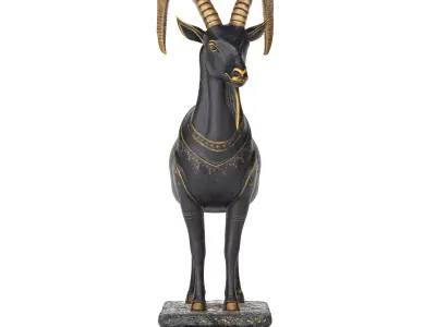 Decorative goat 3D model