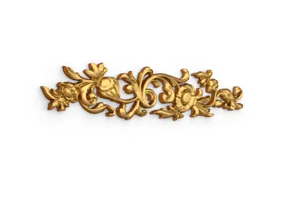 Classic decor ornament 315 3D model