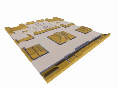 Skatepark-Skate Park PACK 3D model