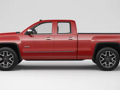 2017 GMC Sierra 1500 Double Cab All Terrain 3D model
