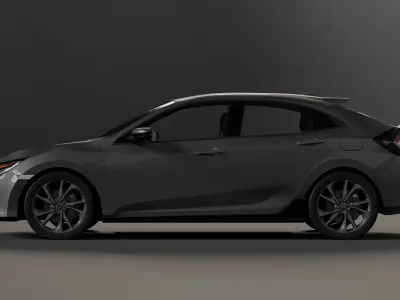 Honda Civic 2018 Hatchback 3D model