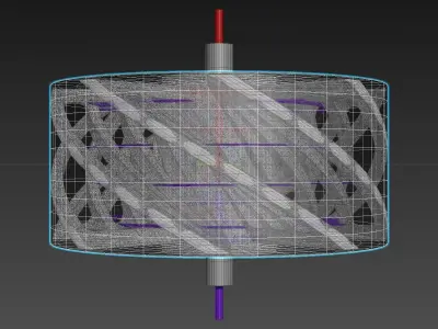 Ferro Fluid Motor - Concept 3D model