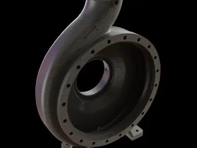 Volute Pump Model 3D print model
