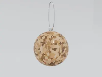 Christmas Tiger Ball 3D model