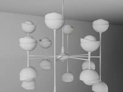 Seed Chandelier 3D model