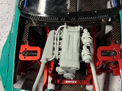 10th scale RC Drift Car Nissan RB26 Engine for Rhinomax II 3D print model