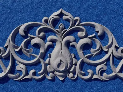 Wooden Ornament 3D print model