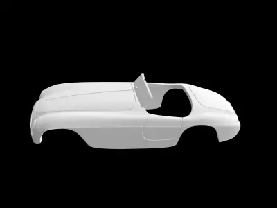 Ferrari 166 3D print model