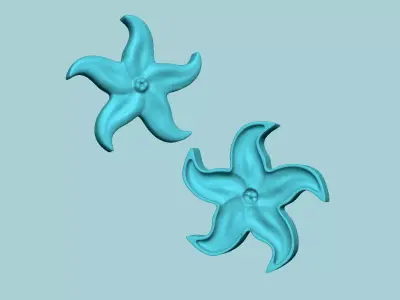 Papaya Flower - Molding Artificial EVA Craft 3D print model