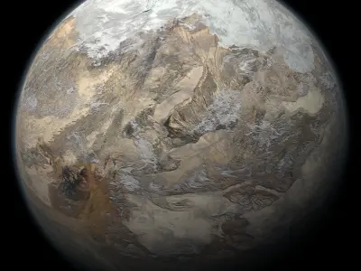 Desert Planet 07 Free 3D model