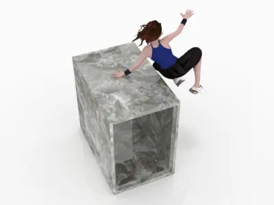 Partkour  sport extream people  3D print model