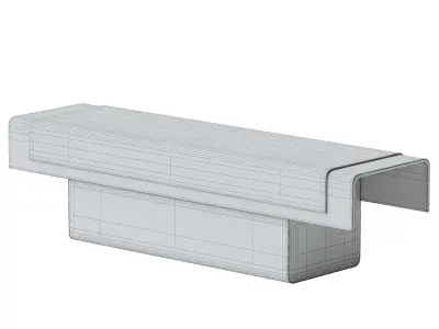 Pangea Bench 3D model