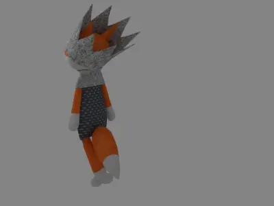 Fox toy 3D model