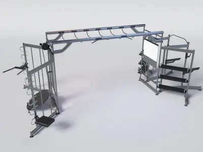 ATLAS GROUP TRAINING SYSTEM Free low-poly 3D model