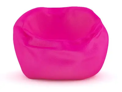 Pouf Pink 1 3D model