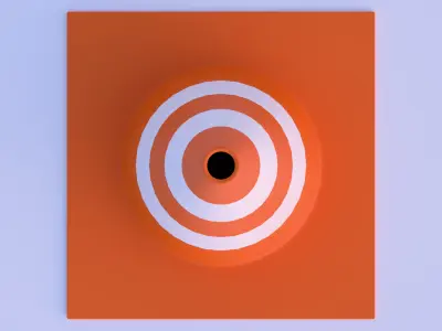 Traffic Cone Free low-poly 3D model