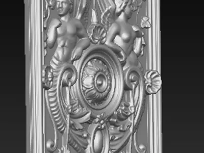 Decorative marble 2   3D model 3D print model