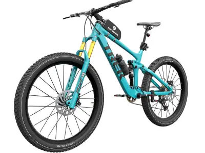 Mountain Bike-Blue 3D model