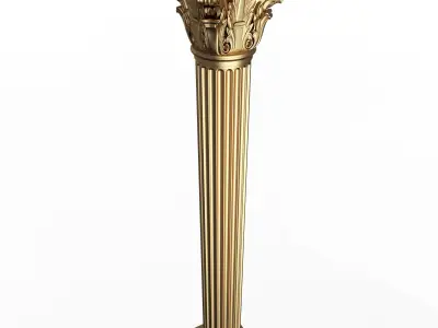 Column Capital 0203 Low-poly 3D model