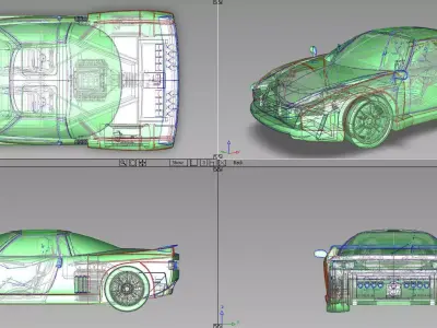 LMPStreetAS1 sports car Free 3D model