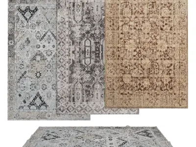 Rugs No 707 Low-poly 3D model