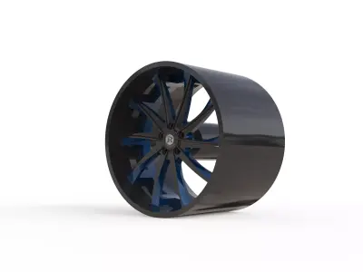 RUCCI FORGED Spada WHEEL 3D PRINT MODEL  3D print model