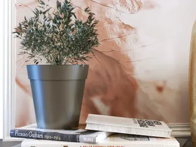 Decoration set 023 Low-poly 3D model