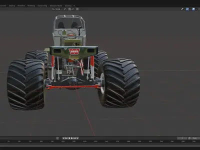 Monster truck  3D model