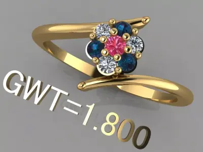 FASION RING 3D model 27