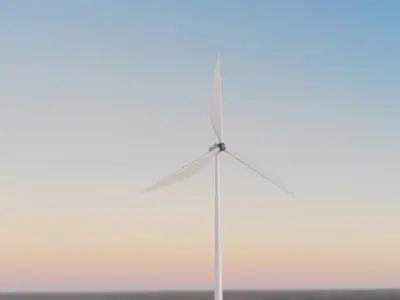 renewable energy windmill 3D model