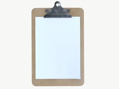 Clip Board 3D model