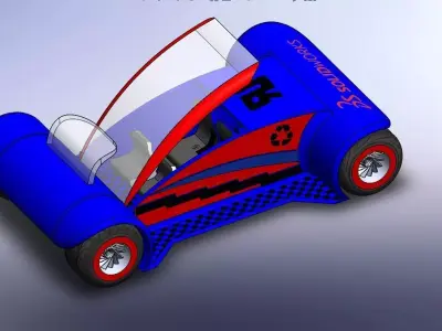 various 3d model race car 3D print model